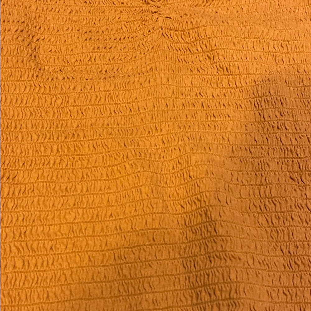 Rust Off-Shoulder Textured Top - Picture 2 of 4